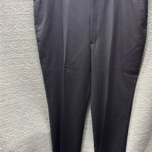 Stafford Black Men's Dress Pants - Classic Straight Leg
